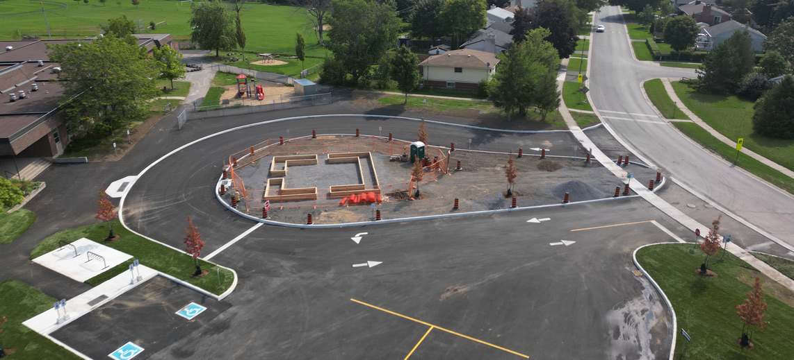 Grading & Drainage Improvements at Bayridge Public School