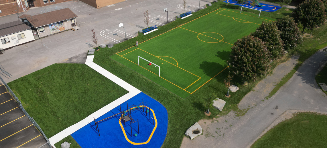 Turf Field & Paving at Lancaster Public School project image